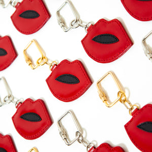 RED LIPS Keyring